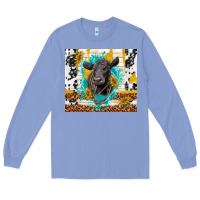 Colony Blue black angus Long Sleeve Tee - TumblerDesignByShophia