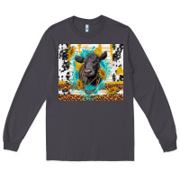 Smoke black angus Long Sleeve Tee - TumblerDesignByShophia