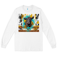 White black angus Long Sleeve Tee - TumblerDesignByShophia