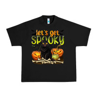 Black Let's Get Spooky Urban Heavy Tee - texasbilliewilder