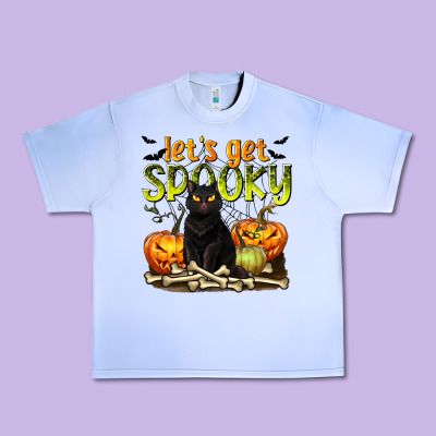 Let's Get Spooky Urban Heavy Tee Designed By Texasbilliewilder