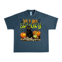Midnight Navy Let's Get Spooky Urban Heavy Tee - texasbilliewilder