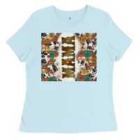 Baby Blue Western Mama Tumbler Ladies Tee - BundleAndBundleShop