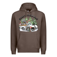 Coffee merry christmas gnomies Premium Hoodie - FaDigitalArtStudio