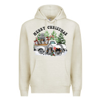 Oatmeal Heather merry christmas gnomies Premium Hoodie - FaDigitalArtStudio