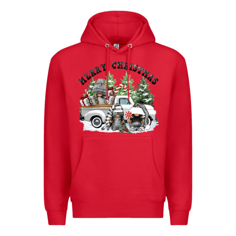 Merry Christmas Gnomies Premium Hoodie by FaDigitalArtStudio | Teevron