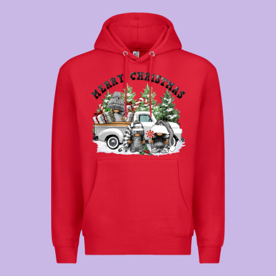 Merry Christmas Gnomies Premium Hoodie Designed By Fadigitalartstudio