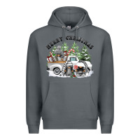 Rock merry christmas gnomies Premium Hoodie - FaDigitalArtStudio