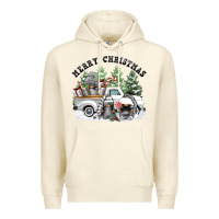 Sandshell merry christmas gnomies Premium Hoodie - FaDigitalArtStudio