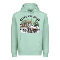 Seafoam merry christmas gnomies Premium Hoodie - FaDigitalArtStudio