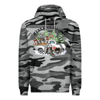 Slate Camo merry christmas gnomies Premium Hoodie - FaDigitalArtStudio