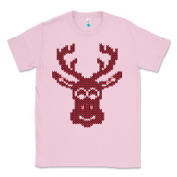 Bubblegum Pink Christmas Deer Ugly Classic Tee - Bettercallsaul