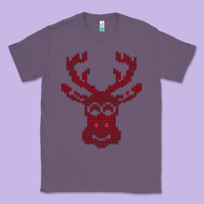 Christmas Deer Ugly Classic Tee Designed By Bettercallsaul