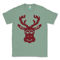 Sage Christmas Deer Ugly Classic Tee - Bettercallsaul