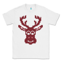 White Christmas Deer Ugly Classic Tee - Bettercallsaul