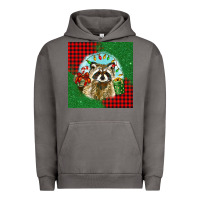 Pigment Tornado christmas raccoon Urban Hoodie - BarkalooDesign