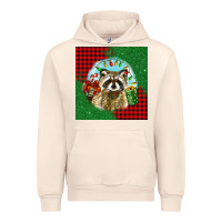 Sandshell christmas raccoon Urban Hoodie - BarkalooDesign