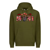 Army Green valentines day mini black Premium Hoodie - RanaPortraitStore