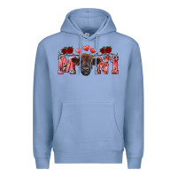 Colony Blue valentines day mini black Premium Hoodie - RanaPortraitStore