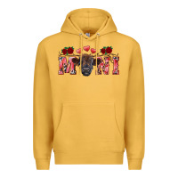 Mustard valentines day mini black Premium Hoodie - RanaPortraitStore