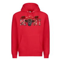 Red valentines day mini black Premium Hoodie - RanaPortraitStore