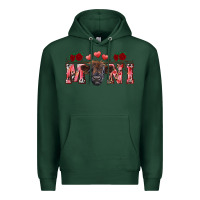 Sports Green valentines day mini black Premium Hoodie - RanaPortraitStore