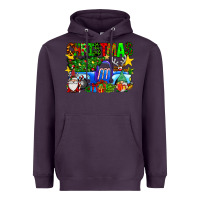 Plum christmas truck Heavyweight Hoodie - SublimationCraftShop