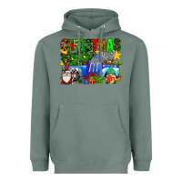 Sage christmas truck Heavyweight Hoodie - SublimationCraftShop
