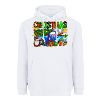 White christmas truck Heavyweight Hoodie - SublimationCraftShop