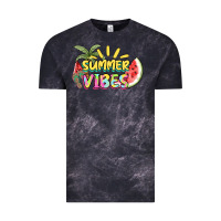Cloud Black summer vibes Vintage Tee - NancyCooperArtShop