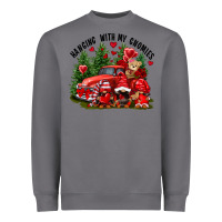 Storm Valentine's Day hanging with my gnomies Heavyweight Sweatshirt - FaDigitalArtStudio