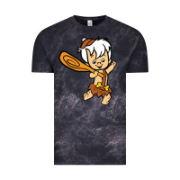 Cloud Black bamm bamm Vintage Tee - DesigneFamous