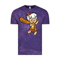 Cloud Purple bamm bamm Vintage Tee - DesigneFamous