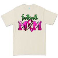 Bone Football Mom Breast Cancer Premium Tee - BundleAndBundleShop