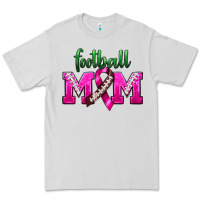 Football Mom Breast Cancer Premium Tee | Teevron