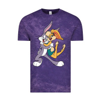 Cloud Purple bugs bunny and lola bunny Vintage Tee - DesigneFamous