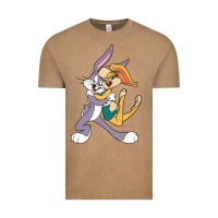 Vintage Coffee bugs bunny and lola bunny Vintage Tee - DesigneFamous