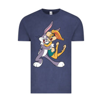 Vintage Denim bugs bunny and lola bunny Vintage Tee - DesigneFamous