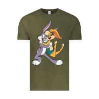 Vintage Olive bugs bunny and lola bunny Vintage Tee - DesigneFamous