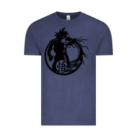 Vintage Denim goku super saiyan ultra dragon Vintage Tee - DesigneFamous