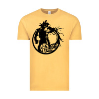 Vintage Mustard goku super saiyan ultra dragon Vintage Tee - DesigneFamous