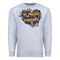Heather Grey woke up gay again Premium Sweatshirt - SublimationCraftShop