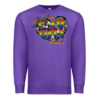 Purple woke up gay again Premium Sweatshirt - SublimationCraftShop