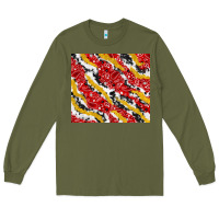 Army Green bandana and cowhide pattern Long Sleeve Tee - TumblerDesignByShophia