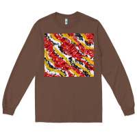 Chestnut bandana and cowhide pattern Long Sleeve Tee - TumblerDesignByShophia
