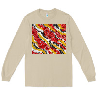 Mushroom bandana and cowhide pattern Long Sleeve Tee - TumblerDesignByShophia