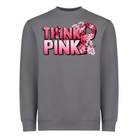 Storm Think pink Cancer Awareness Heavyweight Sweatshirt - FaDigitalArtStudio