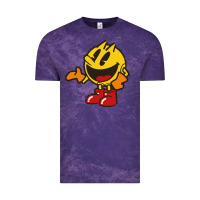 Cloud Purple pacman Vintage Tee - DesigneFamous