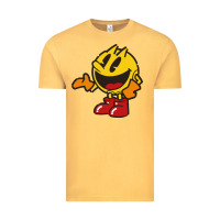 Vintage Mustard pacman Vintage Tee - DesigneFamous
