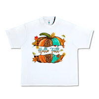 White pumpkin hello fall Urban Heavy Tee - NancyCooperArtShop